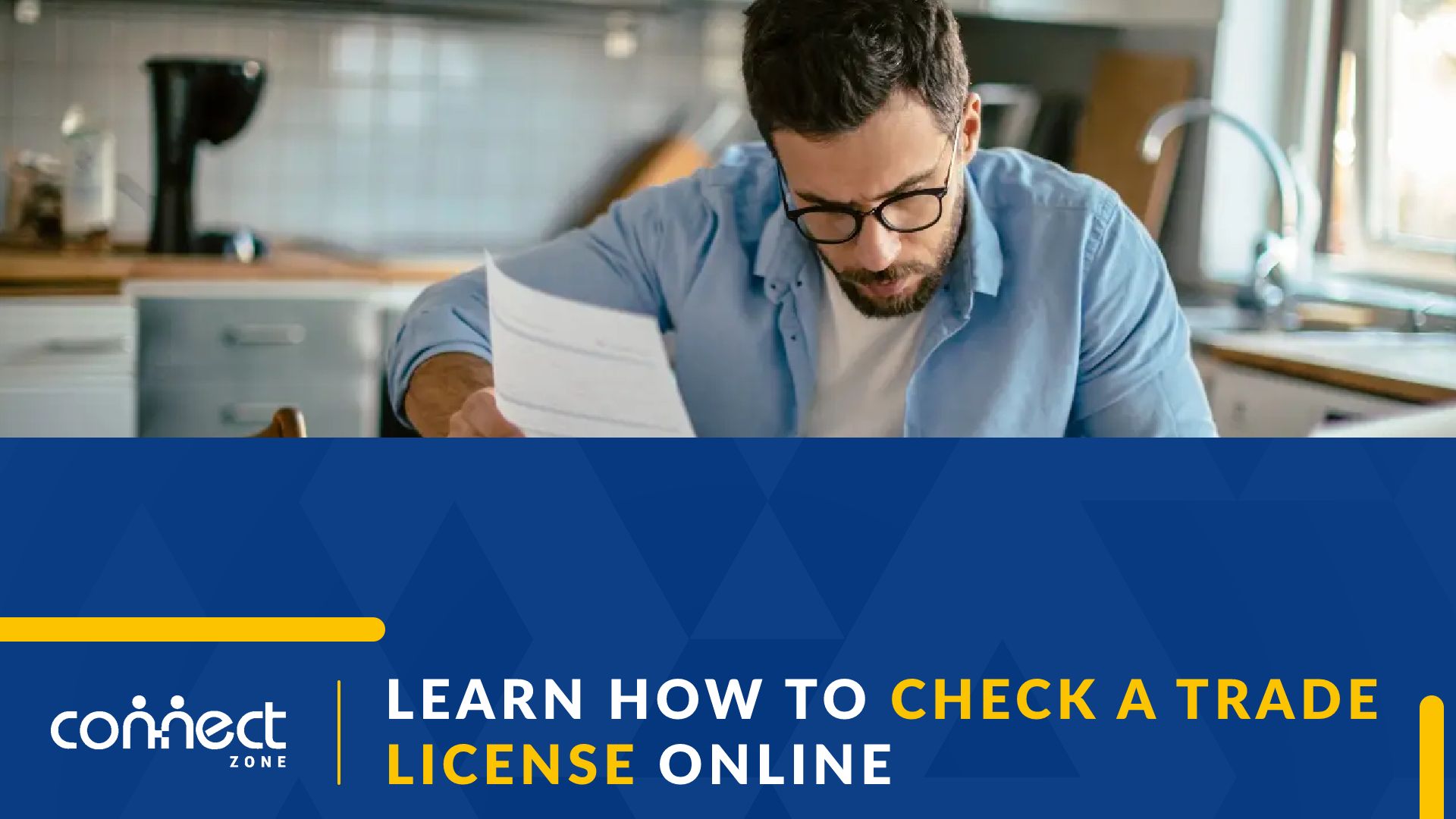 how to check a trade license online